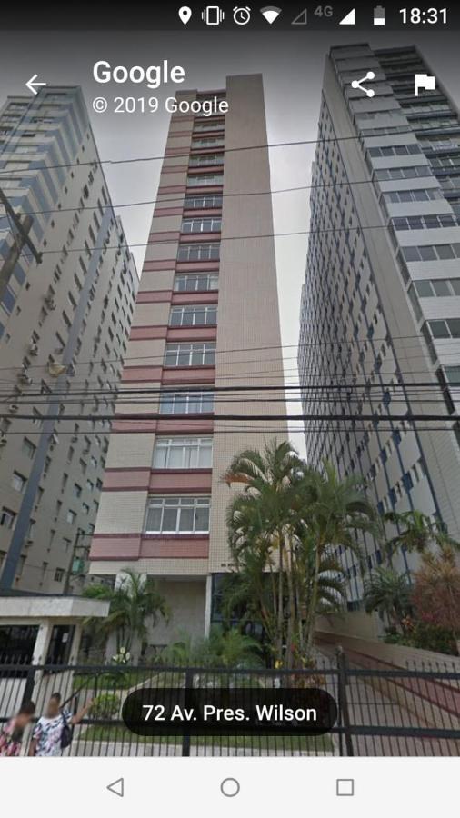 Apartamento Frente Ao Mar Em Santos Exterior foto